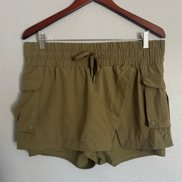 PopFlex Active Hiking Superskort - Dark Olive - Picture 1 of 12